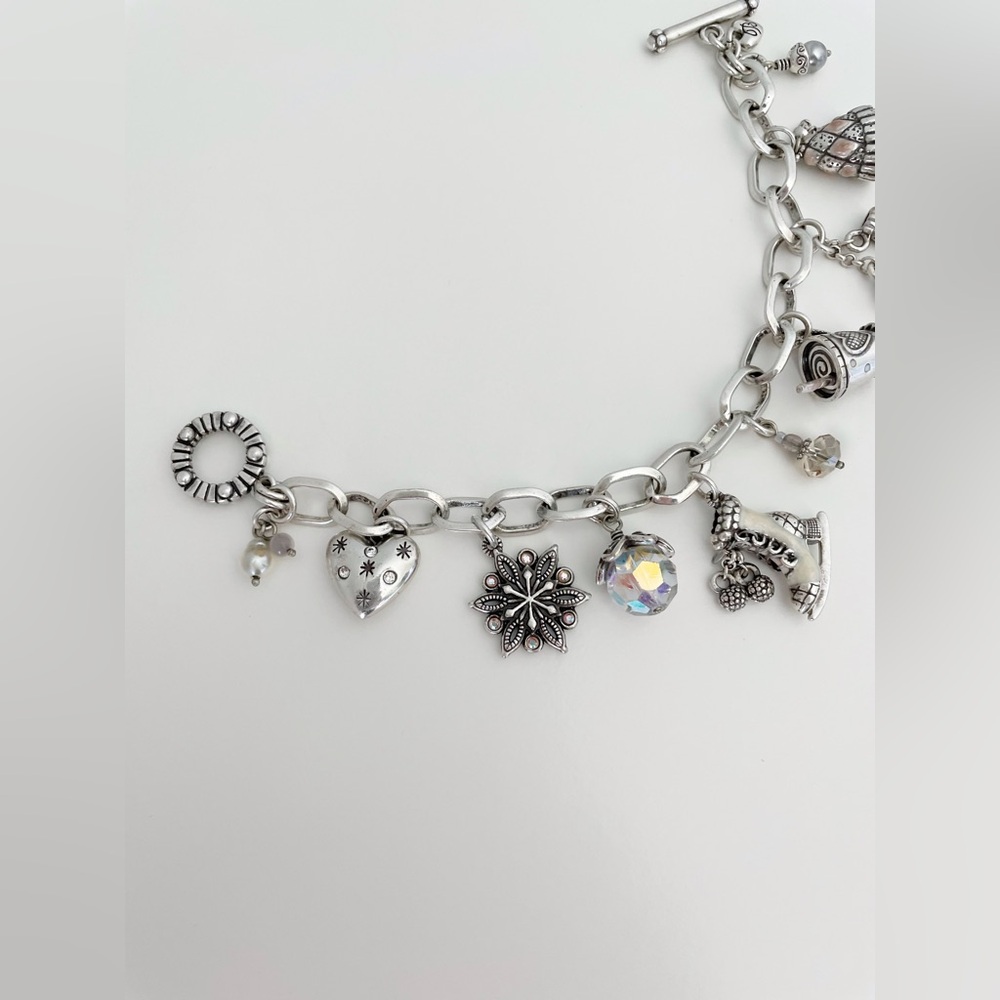 Brighton Winter Themed Charm Bracelet - Picture 3 of 5